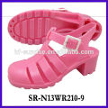 SR-N13WR210-9 (2) sandálias de plástico de sandálias de gelatina de salto alto atacado sandálias de geléia de grosso